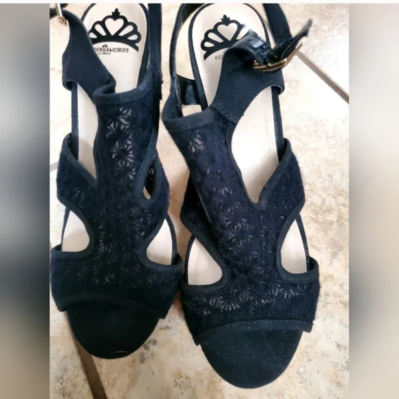 Wedge open toe sandals - Picture 2 of 4